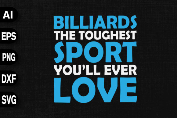 Billiards the Toughest Sport Graphics