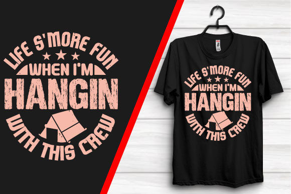 Glamping T-shirt Design SVG Graphics
