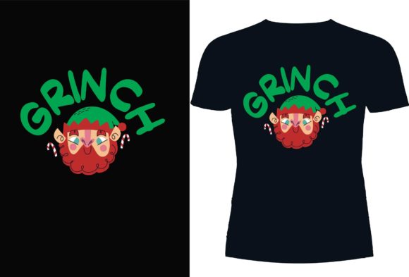 Grinch T-shirt Design SVG