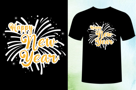 Happy New Year T-Shirt Design Graphics