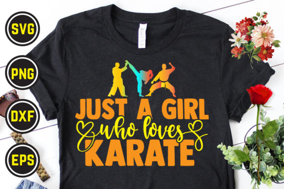 Karate Svg T Shirt Design 08: Graphics for Print Templates