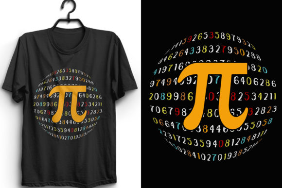 Pi Day T-shirt. Math T Shirt Design