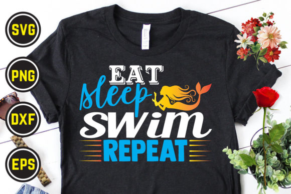 Swimming Svg T Shirt Design 25: Graphics & Print Templates